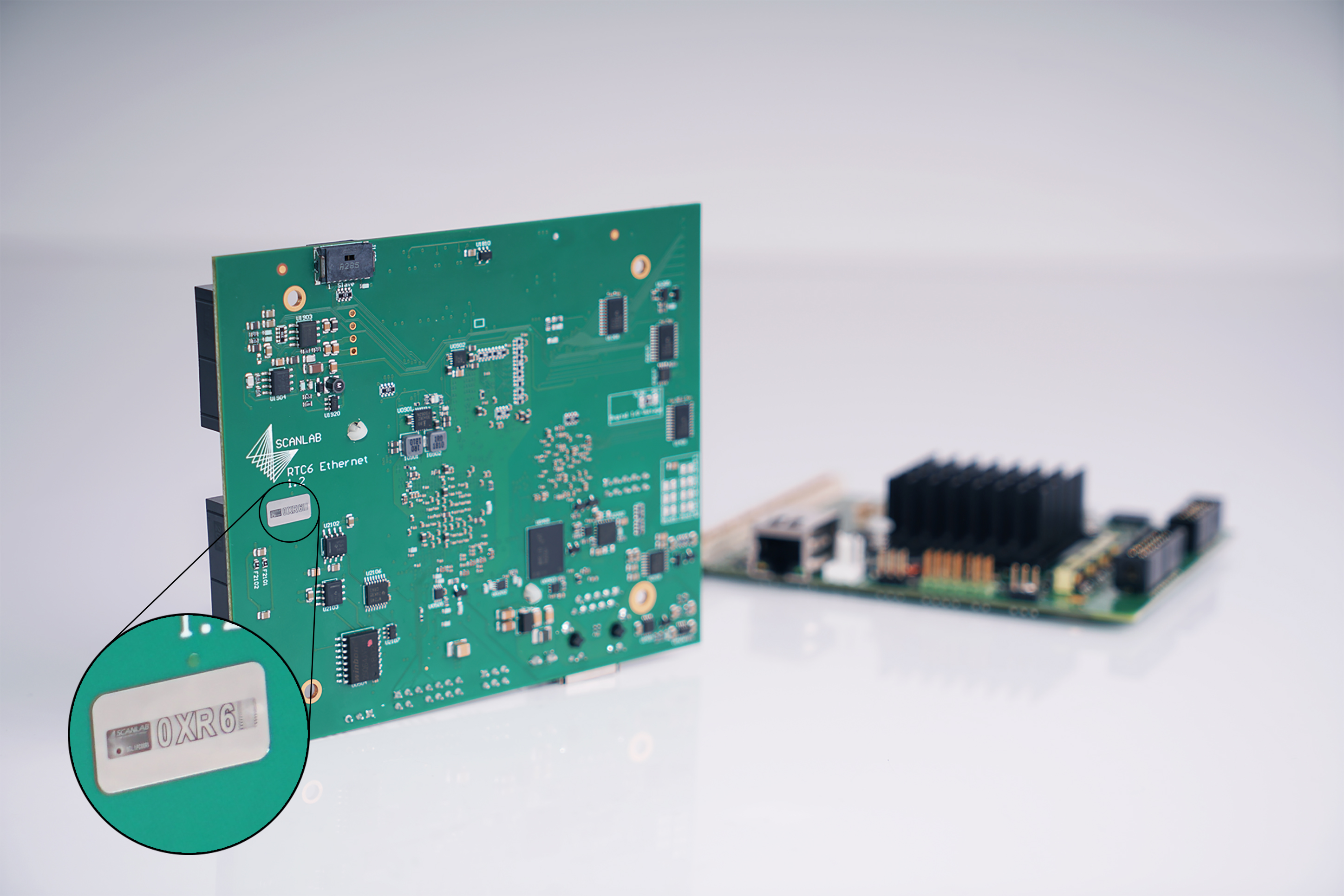 SCANLAB RTC6 Ethernet Markenschutz Etikett