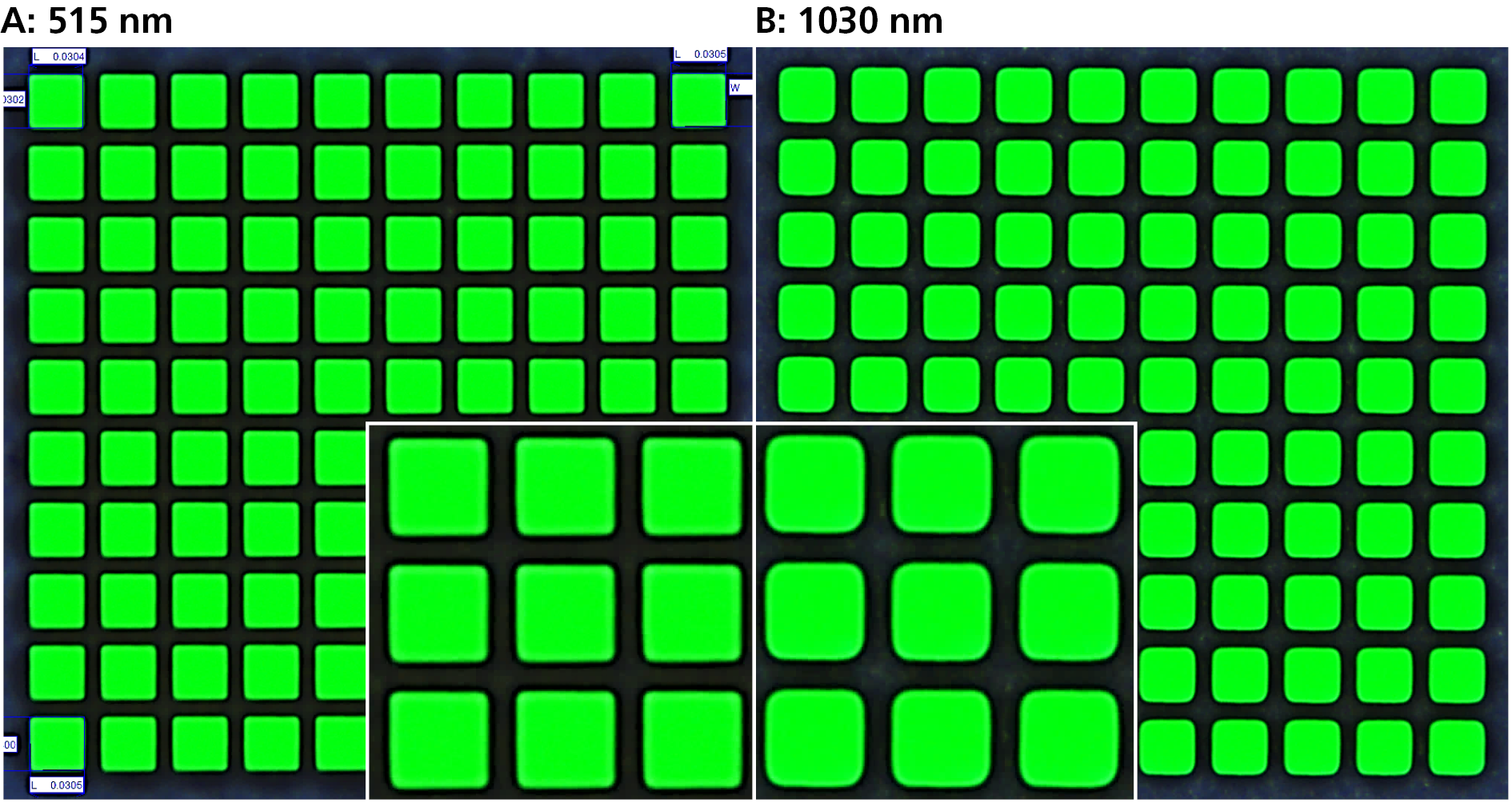 Processing results precSYS 515