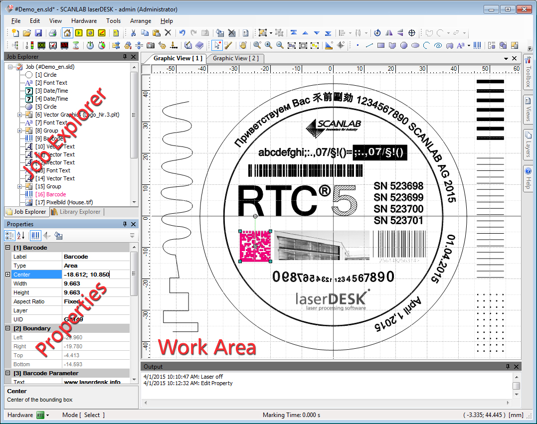 laserDESK-Overview