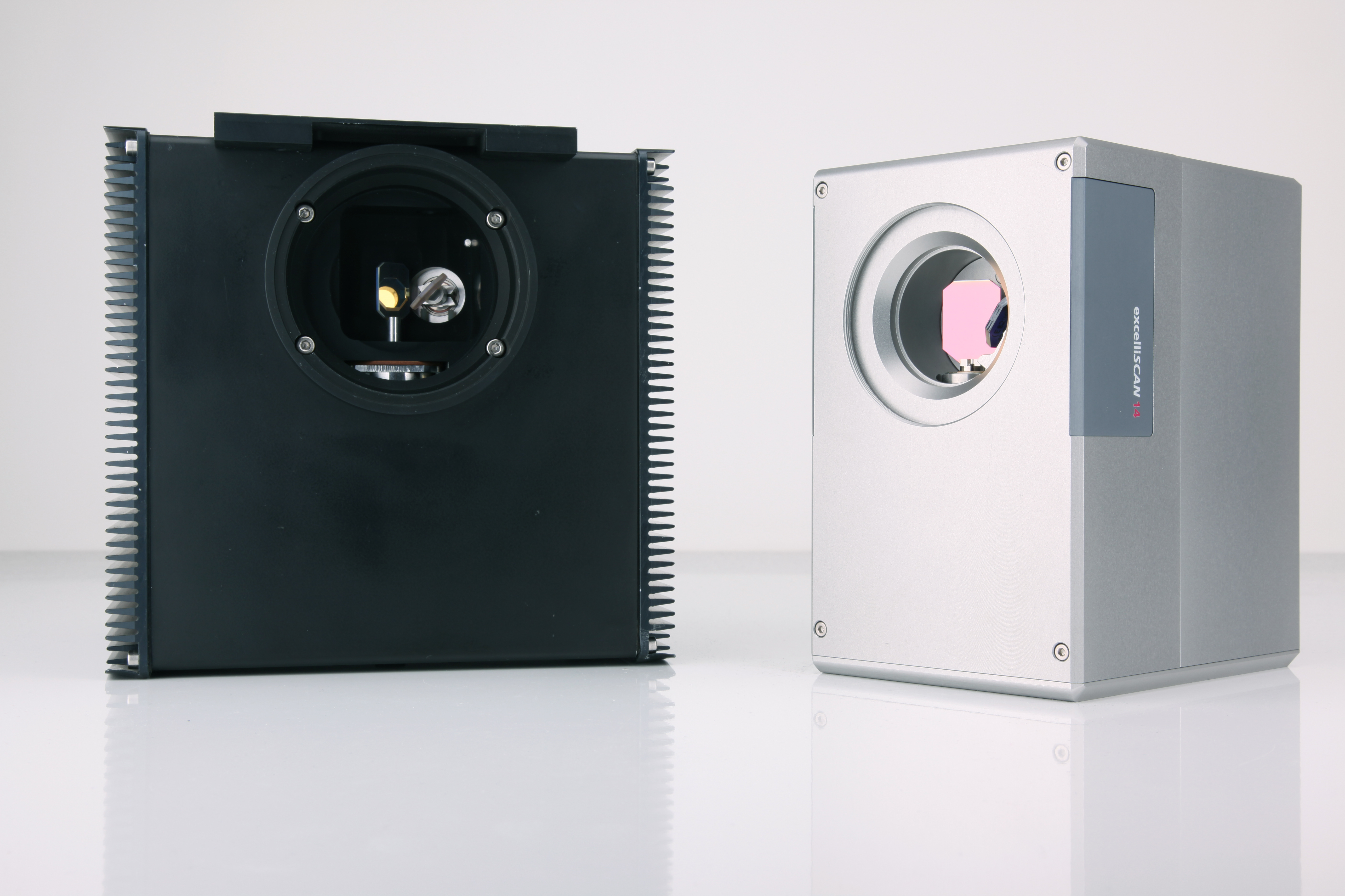 Vergleich alter und neuer SCAN-Kopf SCANLAB