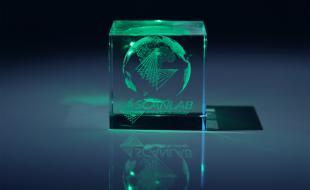 Laser engraving in glass