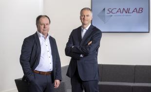Former SCANLAB CEO Georg Hofner and new CEO Alexander Roth